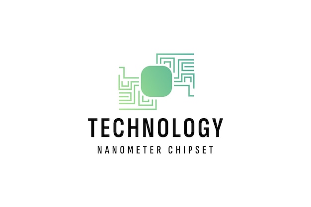 technology logo vector icon illustration