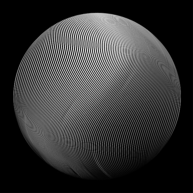 Technology sphere Logo . 3d design element . Abstract Geometric shape . Vector