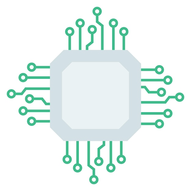 Technology Wires Cpu Chip