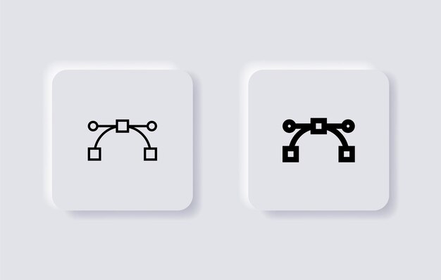 Tegn anker pen værktøj ikon bezier kurve symbol tegning tegn hjemmeside webapplikation ui mobilapps ikoner