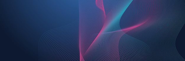 Teknik abstrakta linjer och prickar anslutning bakgrund Anslutning digital data och stora datakoncept Digital datavisualisering Vektor illustration