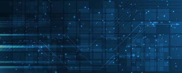 Teknikbakgrund Högteknologiskt kommunikationskoncept innovation abstrakt bakgrund vektorillustration