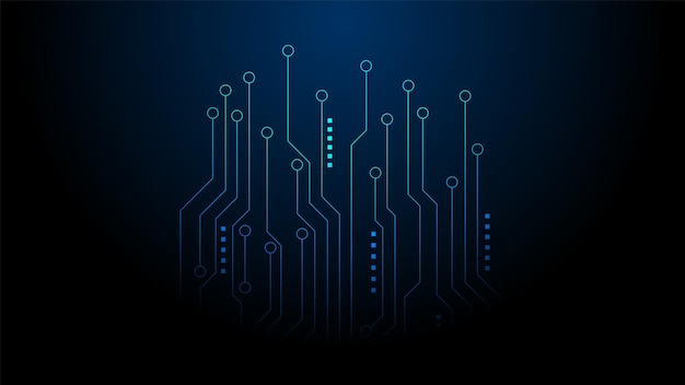 Teknikbakgrund med högteknologisk digital