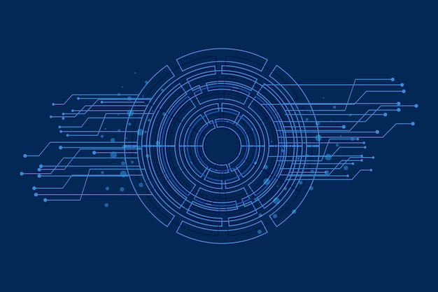 Teknologi baggrund Hitech kommunikationskoncept innovation abstrakt baggrund