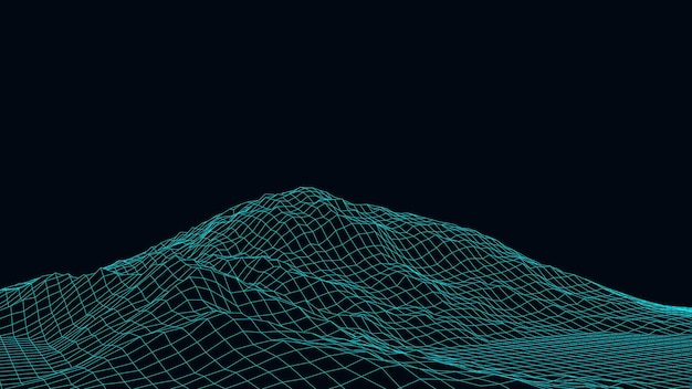 Teknologi-vektor, binær kode. Tilfældige tal på skærmen. Hacket software. Matrix-videnskabsbaggrund. Big data-analyse