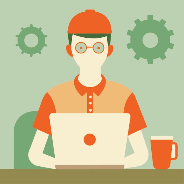 Teknologikoncept Vektorillustration med Bootcamp Design Flat Style Elements