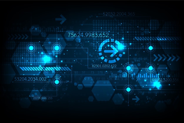 Teknologisk baggrund i konceptet digital.