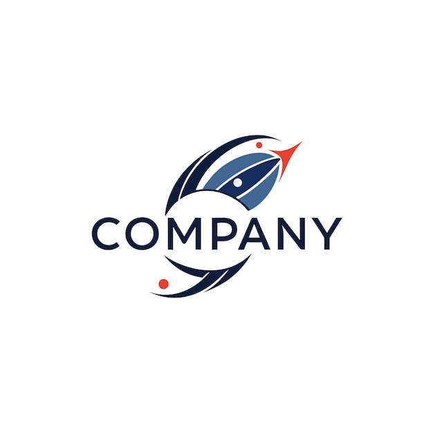 Teknoloji Girişim Şirketi için Yaratıcı Logo Design vektör çizimi