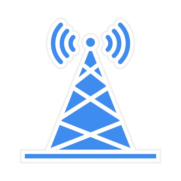 telecommunication icon vector image can be used for public utilities