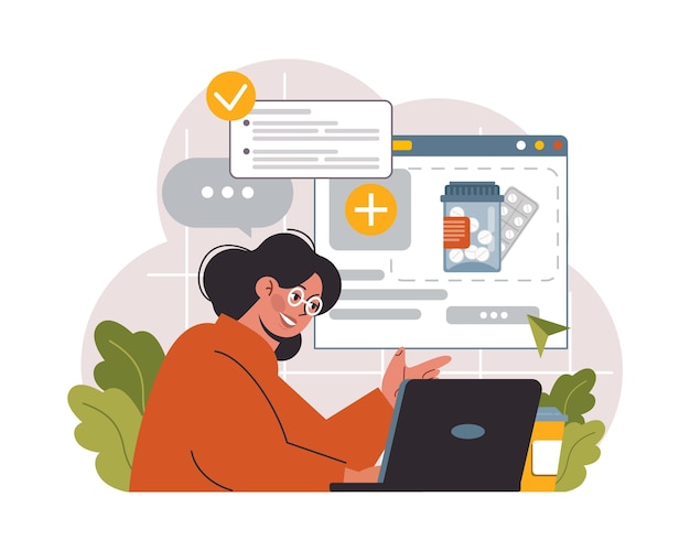 Telemedicine Online consultation with a doctor Remote medical