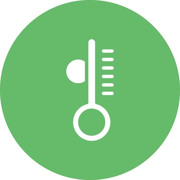 temperature icon vector image can be used for 3d printing