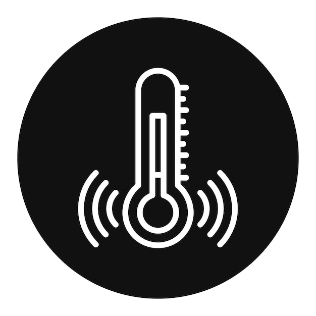 temperature sensor icon vector image can be used for sensors
