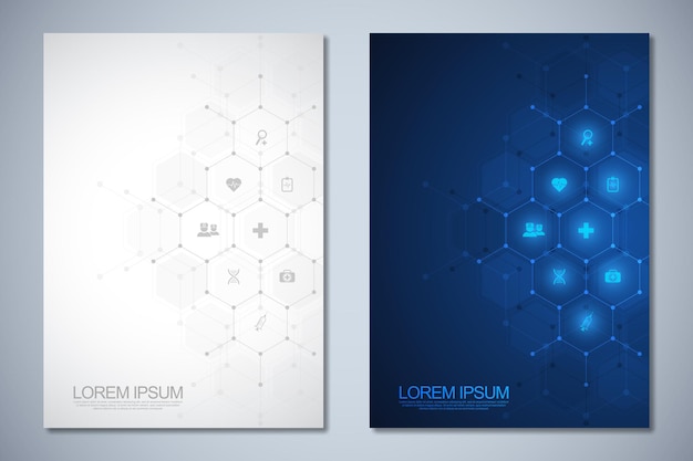 Template brochure or cover book page layout flyer design
