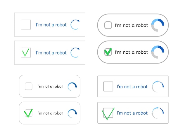template for entering captcha i'm not a robot