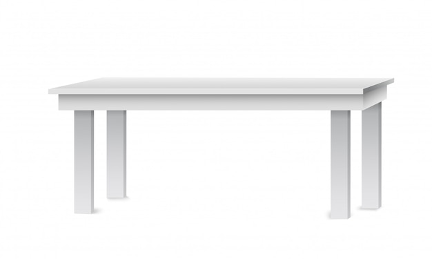 Template for Object Presentation.Set.White Table. Platform.Stand.   Illustration.