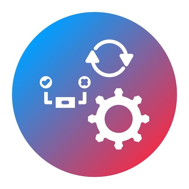 Test Cycle icon vector image Can be used for Software Testing