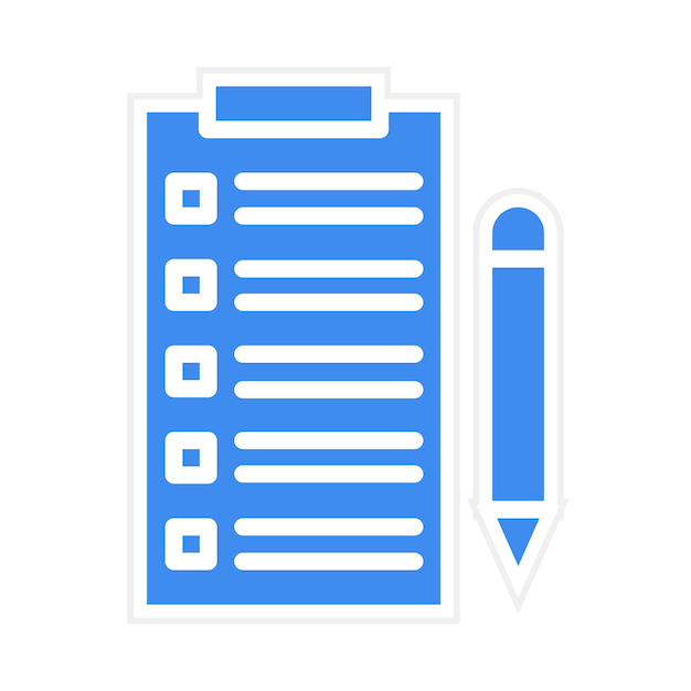 test data icon vector image can be used for quality assurance