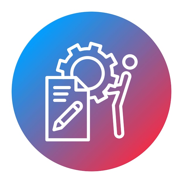 Test Effort icon vector image Can be used for Software Testing