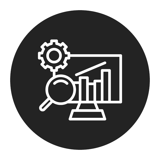 test harness icon vector image can be used for software testing