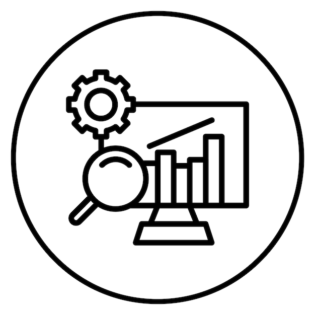 test harness icon vector image can be used for software testing