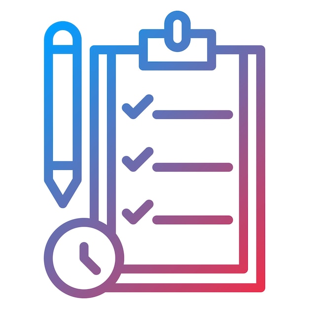 test plan icon vector image can be used for software testing