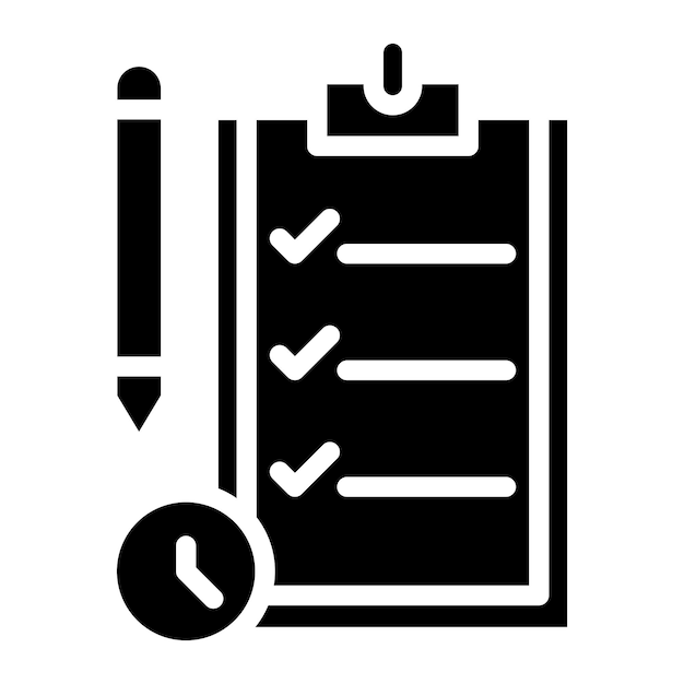 test plan icon vector image can be used for software testing