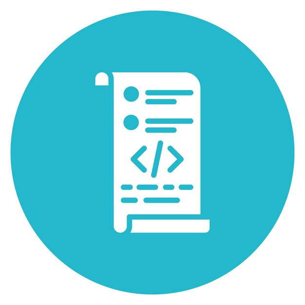 Test Script icon vector image Can be used for Software Testing