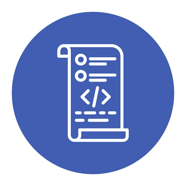Test Script icon vector image Can be used for Software Testing