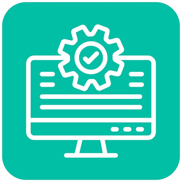 testing vector icon design illustration