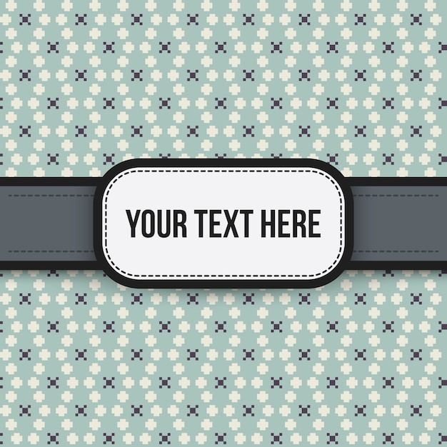 Text background with colorful pattern. Useful for presentations, advertising and scrapbooking.