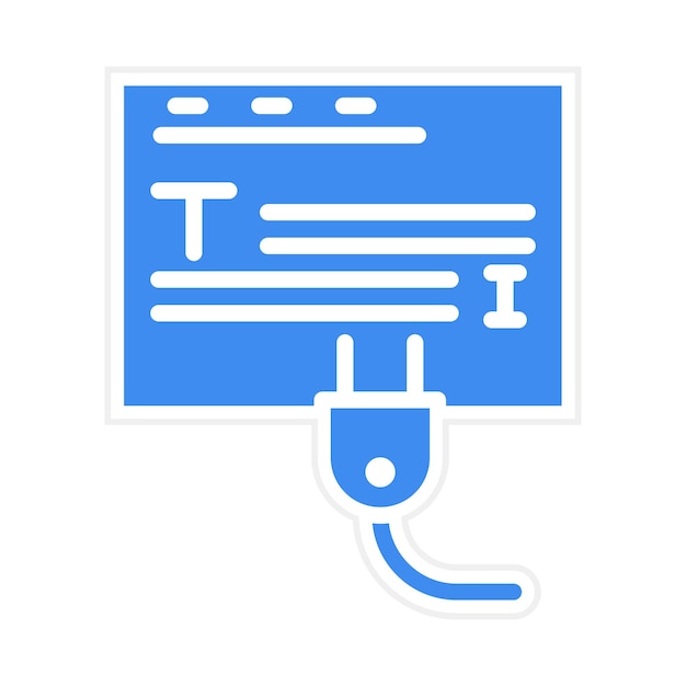 Text Editor Plugins icon vector image Can be used for Game Development