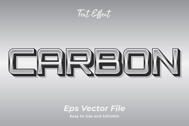 Text Effect Carbon  