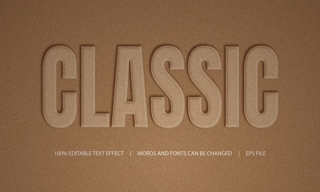 Text Effect - Classic Emboss