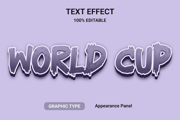 Text effect comic font style editable EPS file word and font can be changed