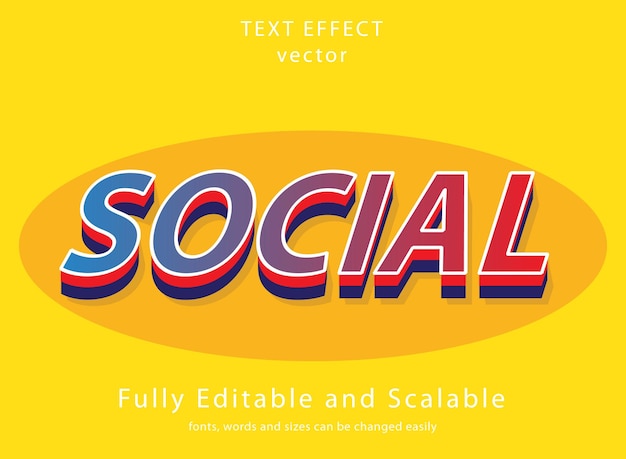 text effect editable free vector