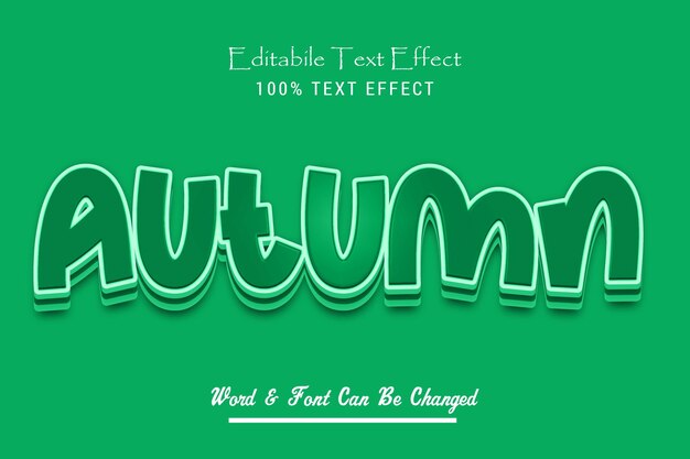 Text effect font style fully editable EPS file