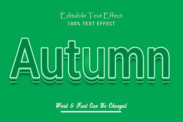 Text effect font style fully editable EPS file