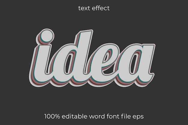 text effect idea