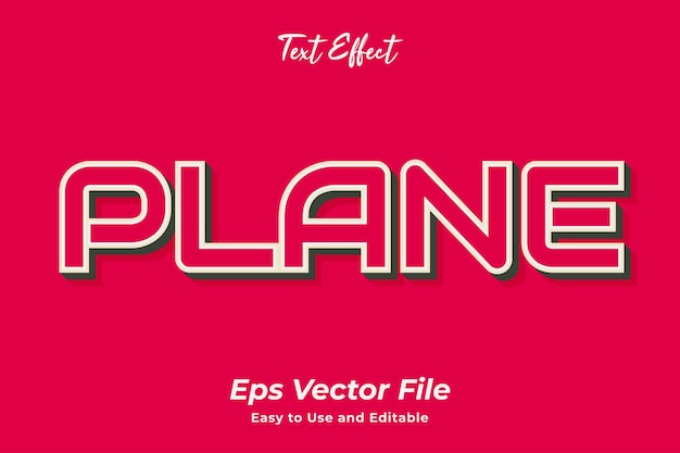 Text effect Planet Editable and easy to use Premium vector