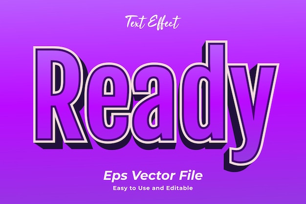 text effect ready editable and easy to use premium vector