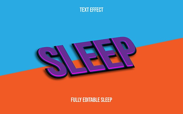 TEXT EFFECT SLEEP