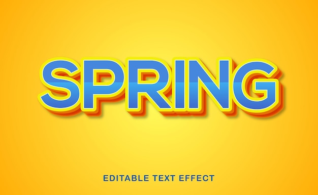Text Effect Spring