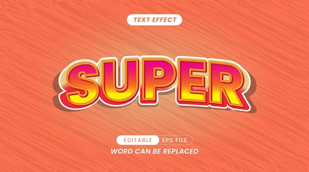 Text Effect - Super Editable Slogan Writing.