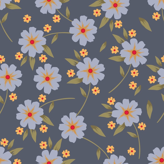 Textile and digital seamless floral vector design