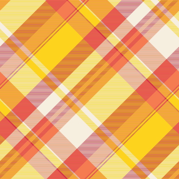 Textile plaid background of texture pattern fabric with a check tartan seamless vector