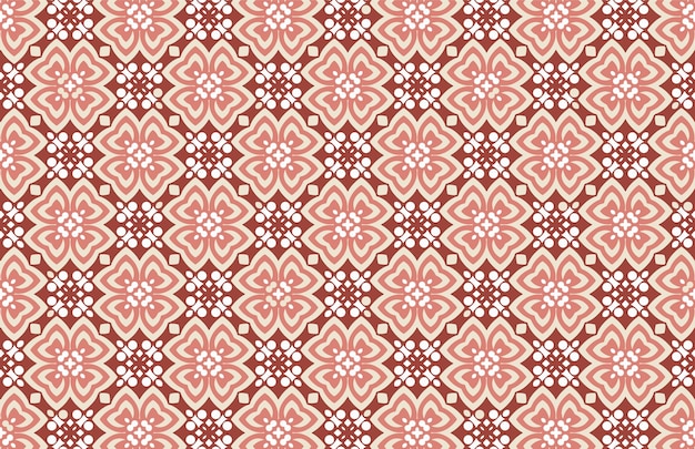 Textile red color fabric design pattern