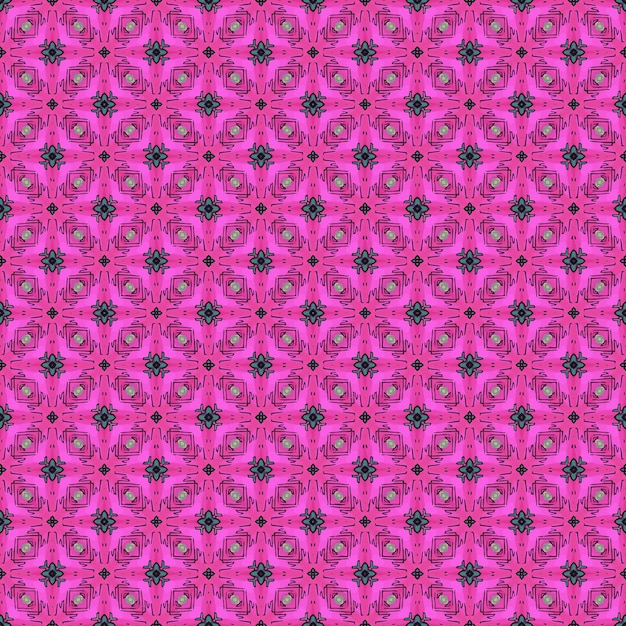 Textur och :template med flerfärgat, sömlöst mönster Flerfärgad, färgstark, ornamental grafisk design Färgade mosaikornament Vektorillustration