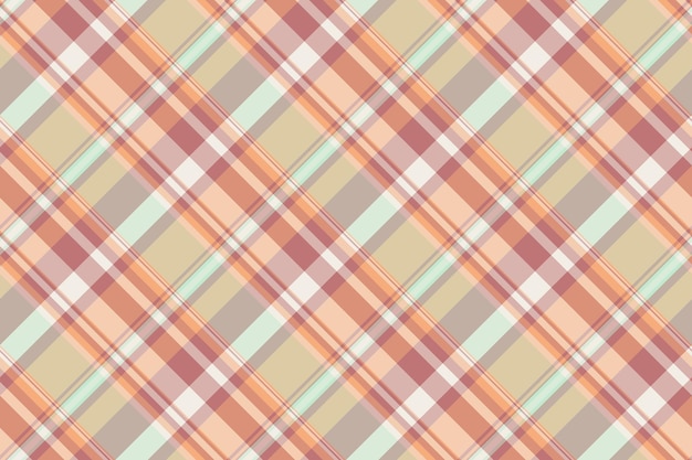 Texture pattern background of check textile tartan with a plaid vector seamless fabric