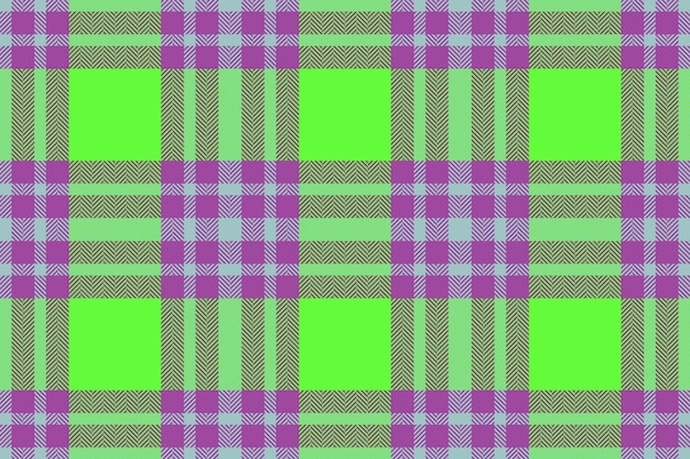 Texture plaid tartan Vector background textile Fabric seamless pattern check