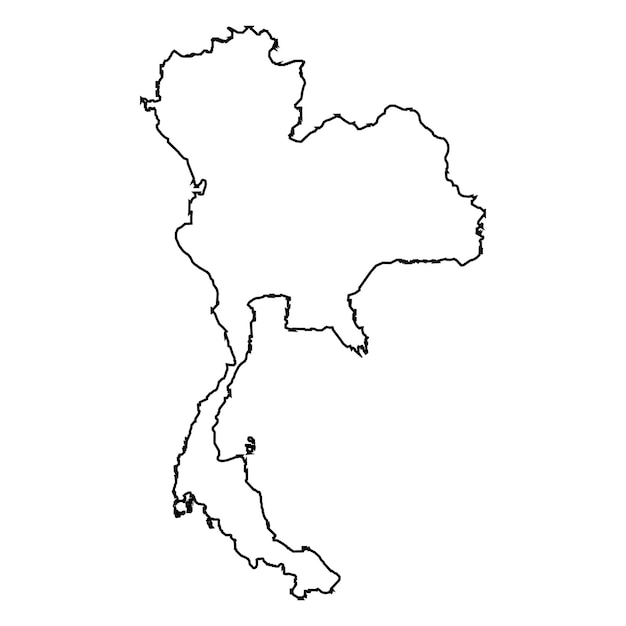 Thailand map icon